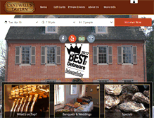 Tablet Screenshot of cantwells-tavern.com